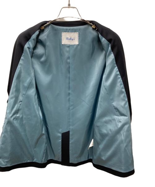 NOLLEY'S（ノーリーズ）NOLLEY'S (ノーリース) ブッチャーダブルジャケット ネイビー サイズ:36の古着・服飾アイテム