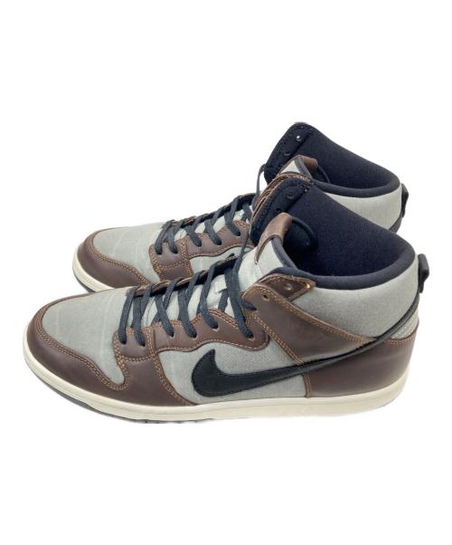 NIKE SB（ナイキエスビー）NIKE SB (ナイキエスビー) Dunk High Pro ブラウン×グリーン サイズ:29.5㎝の古着・服飾アイテム