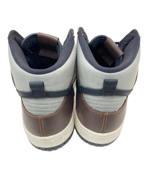 NIKE SB（ナイキエスビー）NIKE SB (ナイキエスビー) Dunk High Pro ブラウン×グリーン サイズ:29.5㎝の古着・服飾アイテム