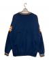 X-LARGE (エクストララージ) STRIPED SLEEVE TEAM LOGO CREWNECK SWEAT ネイビー サイズ:XL：5000円