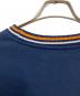 中古・古着 X-LARGE (エクストララージ) STRIPED SLEEVE TEAM LOGO CREWNECK SWEAT ネイビー サイズ:XL：5000円