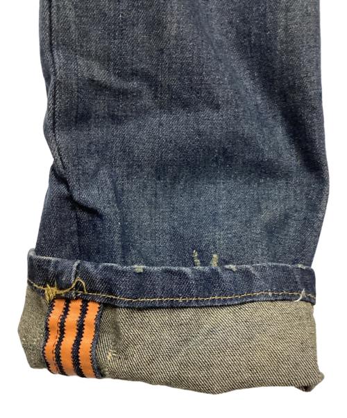 DIESEL（ディーゼル）DIESEL (ディーゼル) adidas (アディダス) コラボダメージ加工デニムパンツ インディゴ サイズ:33の古着・服飾アイテム