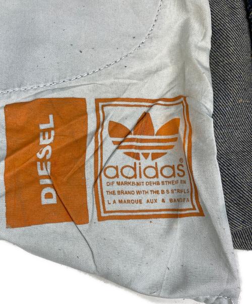 DIESEL（ディーゼル）DIESEL (ディーゼル) adidas (アディダス) コラボダメージ加工デニムパンツ インディゴ サイズ:33の古着・服飾アイテム