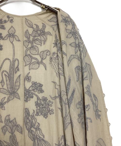 JURGEN LEHL（ヨーガンレール）JURGEN LEHL (ヨーガンレール) オーキッドのドレス ベージュ サイズ:Mの古着・服飾アイテム