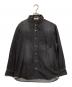 Q.anos（キュアノス）の古着「スナップデニムシャツ」｜ブラック