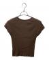 FOXEY (フォクシー) ノースリーブニット ブラウン サイズ:38：6000円