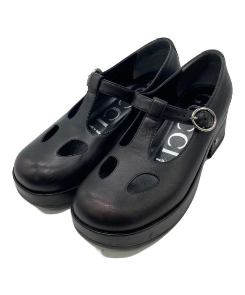 GUCCI（グッチ）GUCCI (グッチ) メリージェーン ブラック サイズ:35 1/2の古着・服飾アイテム