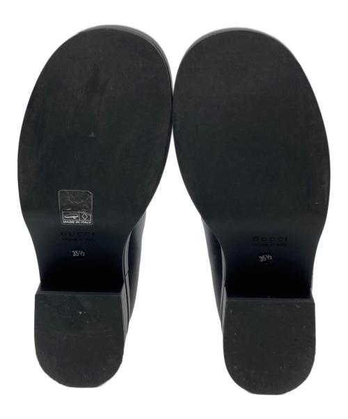 GUCCI（グッチ）GUCCI (グッチ) メリージェーン ブラック サイズ:35 1/2の古着・服飾アイテム