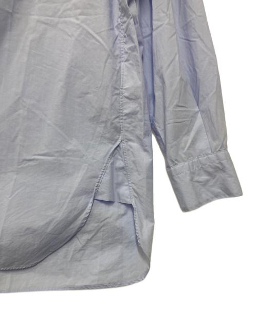 :colon（コロン）:colon (コロン) ノーカラーシャツ ブルー サイズ:1の古着・服飾アイテム