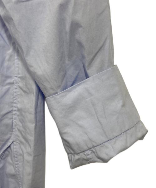 :colon（コロン）:colon (コロン) ノーカラーシャツ ブルー サイズ:1の古着・服飾アイテム