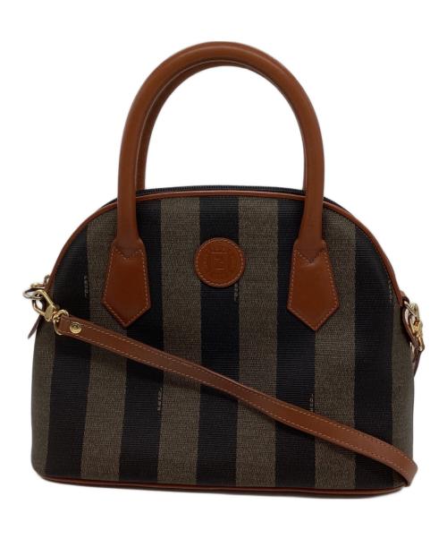 FENDI（フェンディ）FENDI (フェンディ) 2WAYショルダーバッグ ブラウンの古着・服飾アイテム