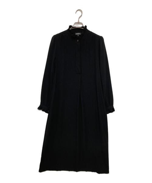A.P.C.（アーペーセー）A.P.C. (アーペーセー) ブラウスワンピース ブラック サイズ:36の古着・服飾アイテム