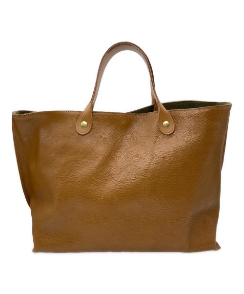 IL BISONTE（イル ビゾンテ）IL BISONTE (イル ビゾンテ) レザートートバッグ ブラウンの古着・服飾アイテム