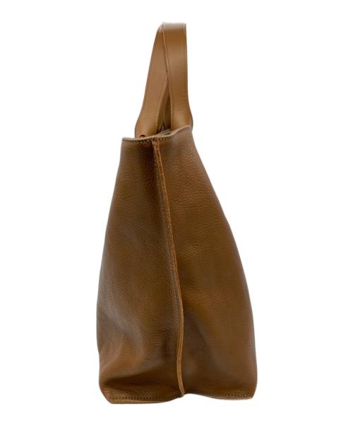IL BISONTE（イル ビゾンテ）IL BISONTE (イル ビゾンテ) レザートートバッグ ブラウンの古着・服飾アイテム
