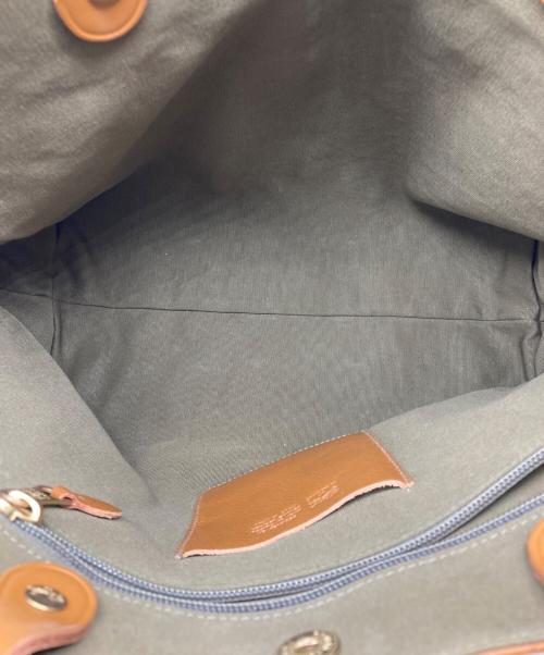 IL BISONTE（イル ビゾンテ）IL BISONTE (イル ビゾンテ) レザートートバッグ ブラウンの古着・服飾アイテム