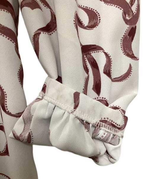 Snidel（スナイデル）Snidel (スナイデル) リボンプリントワンピース ピンクの古着・服飾アイテム