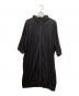 yohji yamamoto+Noir（ヨウジヤマモトプリュスノアール）の古着「パーカーワンピース」｜ブラック