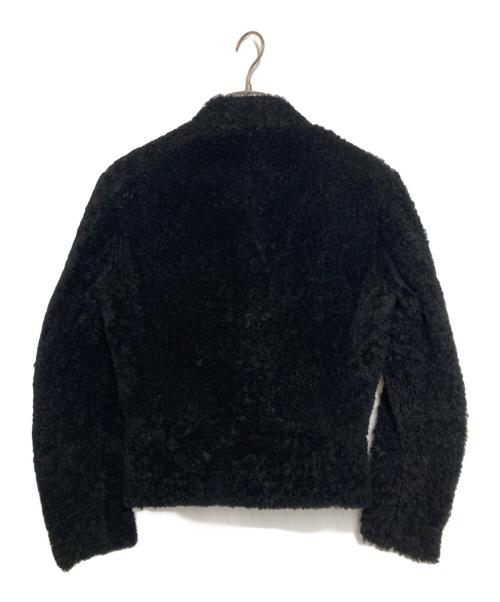 Maison Margiela 14（メゾンマルジェラ 14）Maison Margiela 14 (メゾンマルジェラ 14) ハの字ボアライダースジャケット ブラック サイズ:44の古着・服飾アイテム