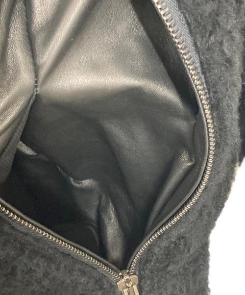Maison Margiela 14（メゾンマルジェラ 14）Maison Margiela 14 (メゾンマルジェラ 14) ハの字ボアライダースジャケット ブラック サイズ:44の古着・服飾アイテム