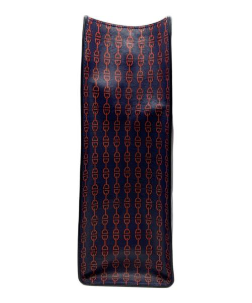 GUCCI（グッチ）GUCCI (グッチ) トートバッグ ネイビー×レッドの古着・服飾アイテム