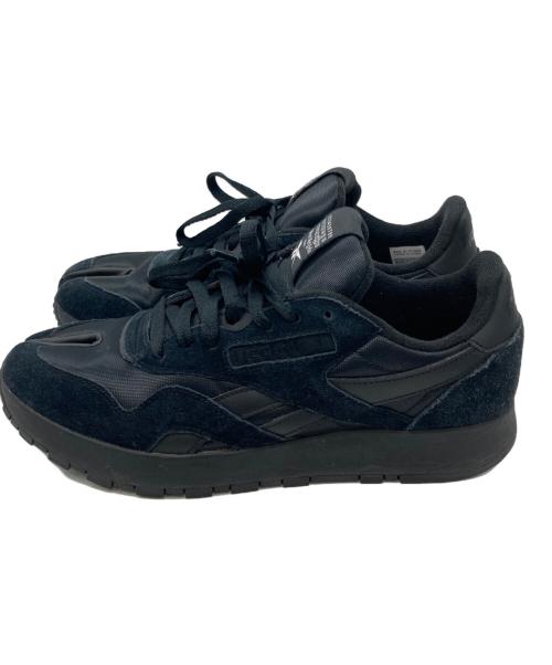 REEBOK（リーボック）REEBOK (リーボック) Maison Margiela (メゾンマルジェラ) プロジェクト クラシックレザー タビ ナイロン ブラック サイズ:28.5cmの古着・服飾アイテム