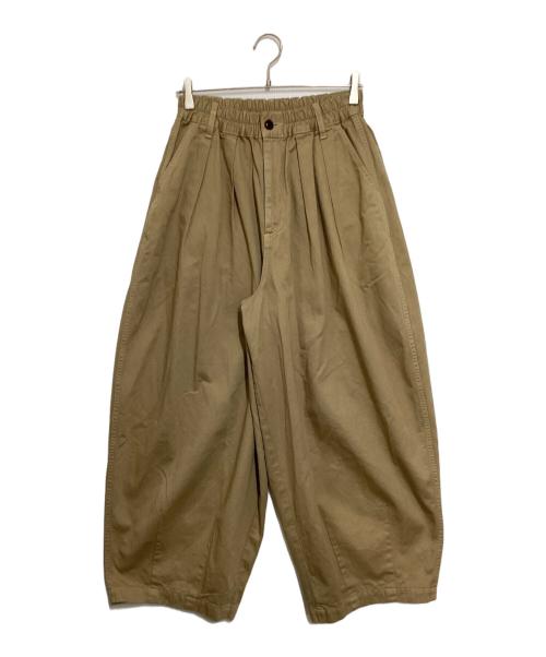 HARVESTY（ハーベスティー）HARVESTY (ハーベスティー) コットンチノクロスサーカスパンツ ベージュ サイズ:2の古着・服飾アイテム