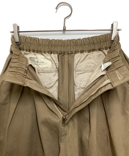 HARVESTY（ハーベスティー）HARVESTY (ハーベスティー) コットンチノクロスサーカスパンツ ベージュ サイズ:2の古着・服飾アイテム