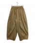 HARVESTY（ハーベスティー）の古着「コットンチノクロスサーカスパンツ」｜ベージュ
