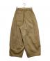 HARVESTY (ハーベスティー) コットンチノクロスサーカスパンツ ベージュ サイズ:2：7000円