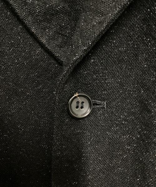 COMME des GARCONS HOMME（コムデギャルソン オム）COMME des GARCONS HOMME (コムデギャルソン オム) ラメ3Bジャケット ブラック サイズ:Lの古着・服飾アイテム