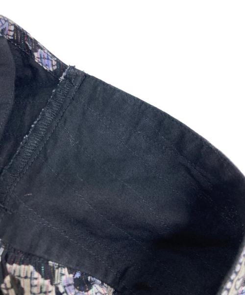 sara mallika（サラマリカ）sara mallika (サラマリカ) KAREENA SQUAREプリントドレス ブラック サイズ:Sの古着・服飾アイテム