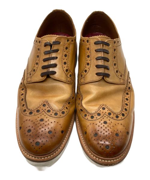 GRENSON（グレンソン）GRENSON (グレンソン) ARCHIE ウィングチップシューズ ブラウン サイズ:10の古着・服飾アイテム