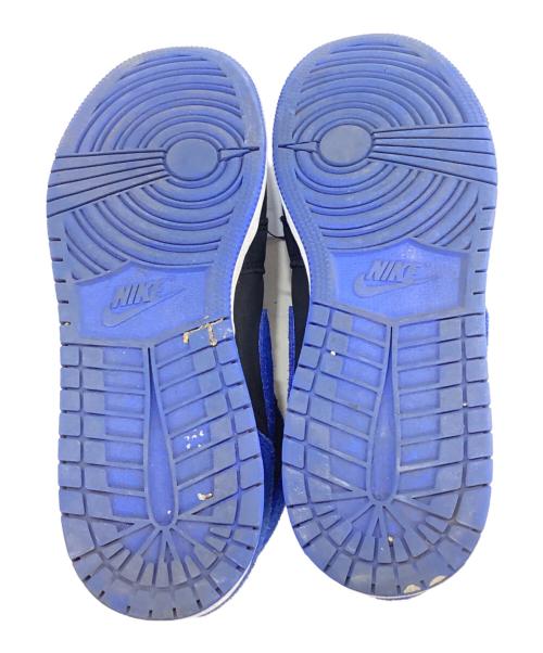 NIKE（ナイキ）NIKE (ナイキ) AIR JORDAN 1 RETRO HI ブルー×ブラック サイズ:24㎝の古着・服飾アイテム