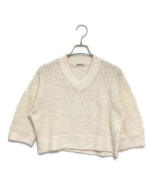 AURALEE（オーラリー）AURALEE (オーラリー) モールニット ホワイト サイズ:1の古着・服飾アイテム