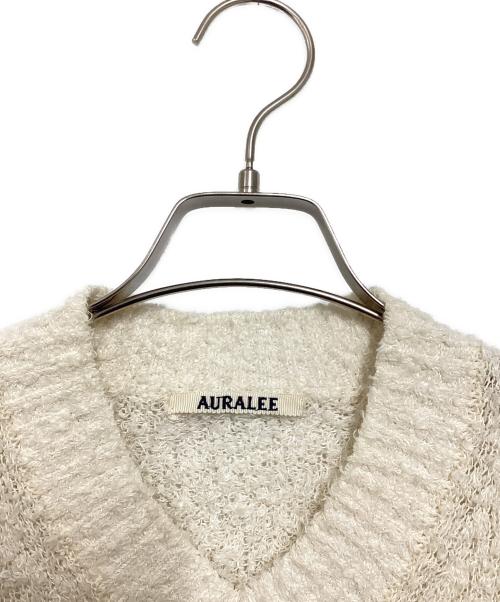 AURALEE（オーラリー）AURALEE (オーラリー) モールニット ホワイト サイズ:1の古着・服飾アイテム