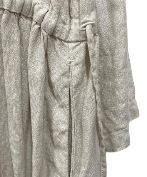 nest Robe（ネストローブ）nest Robe (ネストローブ) ロングリネンカーディガン アイボリー サイズ:FREEの古着・服飾アイテム