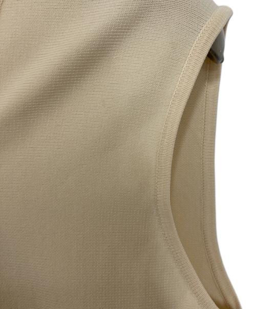 UNITED ARROWS TOKYO（ユナイテッドアローズトウキョウ）UNITED ARROWS TOKYO (ユナイテッドアローズトウキョウ) Vネック ロングニットワンピース アイボリー サイズ:36の古着・服飾アイテム