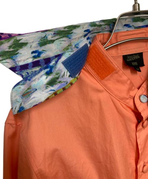 Jean Paul Gaultier homme（ジャンポールゴルチェオム）Jean Paul Gaultier homme (ジャンポールゴルチェオム) 長袖シャツ ピンク サイズ:48の古着・服飾アイテム