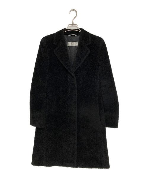 MaxMara（マックスマーラ）MaxMara (マックスマーラ) アルパカ混コート ブラック サイズ:36の古着・服飾アイテム