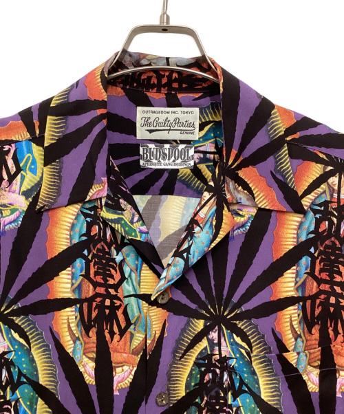 WACKO MARIA（ワコマリア）WACKO MARIA (ワコマリア) BUDSPOOL (バッズプール) アロハシャツ パープル サイズ:XLの古着・服飾アイテム