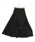UN3D. (アンスリード) アシメギャザーボリュームスカート ブラック サイズ:38：7000円