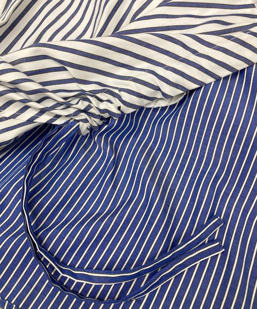 UN3D.（アンスリード）UN3D. (アンスリード) ノースリーブブラウス ホワイト×ブルー サイズ:38の古着・服飾アイテム