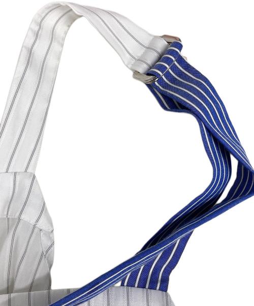 UN3D.（アンスリード）UN3D. (アンスリード) ノースリーブブラウス ホワイト×ブルー サイズ:38の古着・服飾アイテム