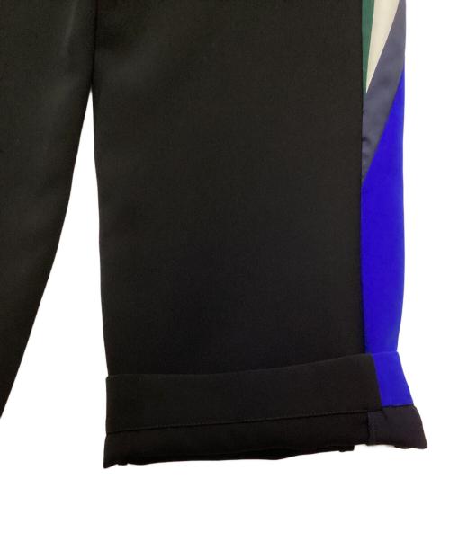 UN3D.（アンスリード）UN3D. (アンスリード) マルチカラーラインパンツ ブラック サイズ:38の古着・服飾アイテム