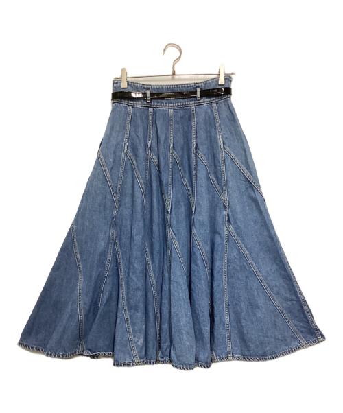 leur logette（ルールロジェット）leur logette (ルールロジェット) デニムスカート インディゴ サイズ:1の古着・服飾アイテム