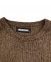 中古・古着 NEIGHBORHOOD (ネイバーフッド) MOHAIR/AN-KNIT ブラウン サイズ:3：7000円