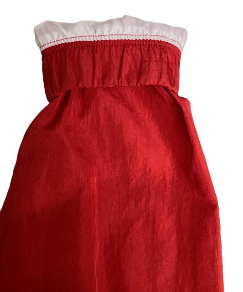 NIKE（ナイキ）NIKE (ナイキ) SWOOSH HOODY WOVEN JACKET ブラック×レッド サイズ:XLの古着・服飾アイテム