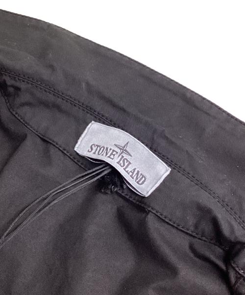 STONE ISLAND（ストーンアイランド）STONE ISLAND (ストーンアイランド) コットンツイルストレッチシャツジャケット ブラック サイズ:XLの古着・服飾アイテム