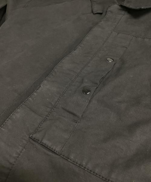 STONE ISLAND（ストーンアイランド）STONE ISLAND (ストーンアイランド) コットンツイルストレッチシャツジャケット ブラック サイズ:XLの古着・服飾アイテム