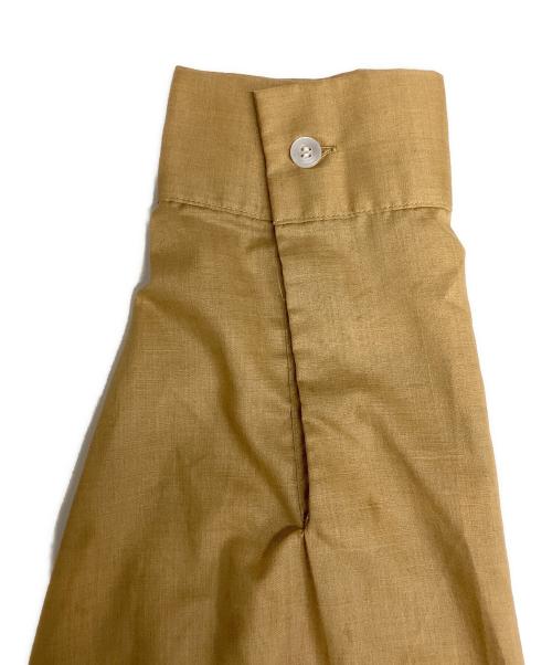 Truval（テュルーバル）Truval (テュルーバル) 60S'オープンカラーシャツ ブラウン サイズ:Lの古着・服飾アイテム